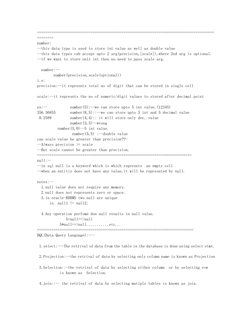 ======================================================================================
========
number:
--this data type is u