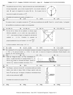 Cédula: 20132471 - Nombre: CORDERO S RONARD L - Aula: A9I    – Facultad: FACULTAD DE INGENIERÍA 
 
Prueba de Admisión Interna