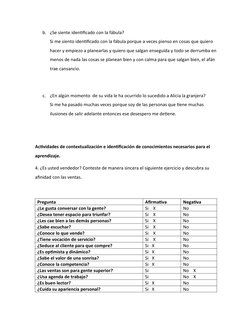 b. ¿Se siente identificado con la fábula?
Si me siento identificado con la fábula porque a veces pienso en cosas que quiero