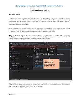 C# Event-Driven Windows Forms Guide | PDF | Databases | C Sharp ...