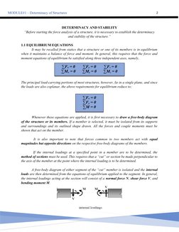 Determinacy and Stability of Structures | PDF | Truss | Force