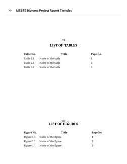 MSBTE Diploma Project Report Template | PDF | Design | Cognition