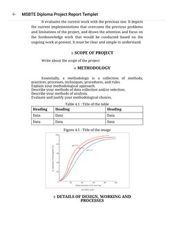 MSBTE Diploma Project Report Template | PDF | Design | Cognition
