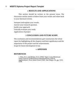 MSBTE Diploma Project Report Template | PDF | Design | Cognition