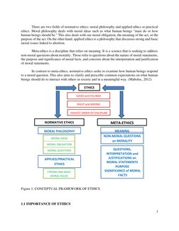 HIGHEST ORDER OF DISCIPLINE 
RIGHT and WRONG 
GOOD and EVIL/BAD 
ETHICS 
 
 
There are two fields of normative ethics: mora