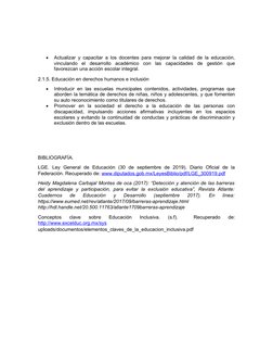 
Actualizar y capacitar a los docentes para mejorar la calidad de la educación,
vinculando  el  desarrollo  académico  con