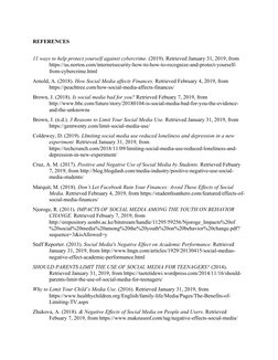 REFERENCES
11 ways to help protect yourself against cybercrime. (2019). Retrieved January 31, 2019, from 
https://us.norton.c