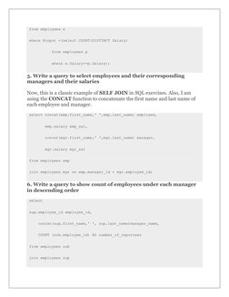 SQL Practice Exercises with Solutions | PDF | Data | Data Management