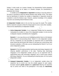 5 
change. In other words, as a person changes, the characteristics he/she possesses 
also change. Likewise, as an object