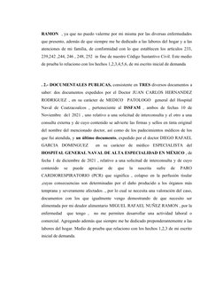 RAMON  , ya que no puedo valerme por mi misma por las diversas enfermedades
que presento, además de que siempre me he dedicad