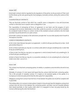 Understanding Article 1305 Contracts | PDF | Offer And Acceptance ...