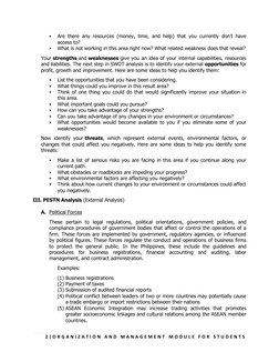 2 | O R G A N I Z A T I O N  A N D  M A N A G E M E N T  M O D U L E  F O R  S T U D E N T S  
 
 
Are there any resources (