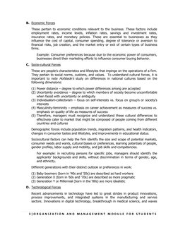 3 | O R G A N I Z A T I O N  A N D  M A N A G E M E N T  M O D U L E  F O R  S T U D E N T S  
 
B. Economic Forces 
These pe