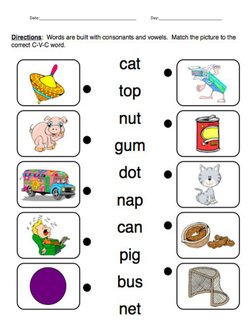 CVC Dictation and Worksheets for FS2 | PDF | Vegetables | Eggplant