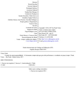 Diretora
Rosely Boschini
Gerente Editorial
Rosângela Barbosa
Assistente Editorial
Natália Mori Marques
Controle de Produção
K