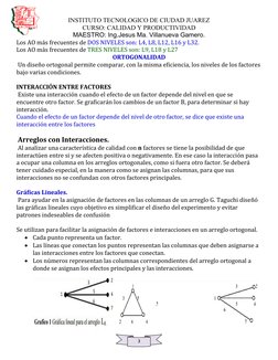 3
INSTITUTO TECNOLOGICO DE CIUDAD JUAREZ
CURSO: CALIDAD Y PRODUCTIVIDAD
MAESTRO: Ing.Jesus Ma. Villanueva Gamero.
Los AO más