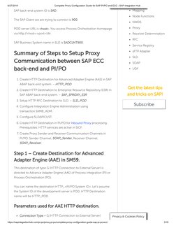 Complete Proxy Configuration Guide For SAP PI - PO and ECC - SAP ...
