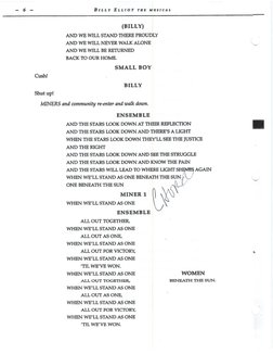 Billy Elliot Script | PDF