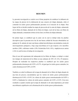 1 
 
RESUMEN 
 
La presente investigación se realizó con el firme propósito de establecer la influencia de 
las etapas de pro