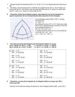 
De igual manera las distancias entre A y A´, B y B´, C y C´ son respectivamente menores que 
90°.

Por último, como B (el
