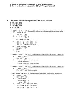 (a) dos de los ángulos de la cara miden 70° y 50° respectivamente?
(b) dos de los ángulos de la cara miden 130° y 150° respec