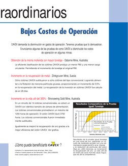 raordinarios
CAVEX demanda la disminución en gastos de operación. Tenemos pruebas que lo demuestran.
Enunciamos algunas de la