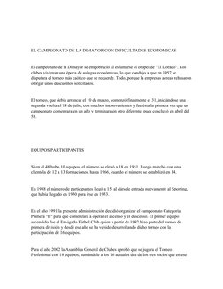 EL CAMPEONATO DE LA DIMAYOR CON DIFICULTADES ECONOMICAS
El campeonato de la Dimayor se empobreció al esfumarse el oropel de "