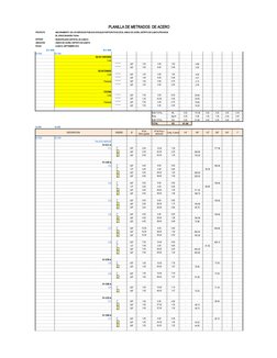 PLANILLA DE METRADOS  DE ACERO
PROYECTO
: MEJORAMIENTO  DE LOS SERVICIOS PUBLICOS SOCIALES PARTICIPATIVOS EN EL ANEXO DE CAOÑ