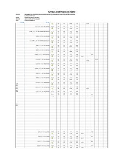 PLANILLA DE METRADOS  DE ACERO
PROYECTO
: MEJORAMIENTO  DE LOS SERVICIOS PUBLICOS SOCIALES PARTICIPATIVOS EN EL ANEXO DE CAOÑ