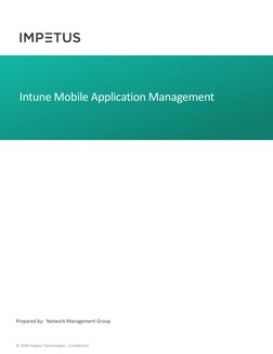 © 2020 Impetus Technologies – Confidential 
 
 
 
 
 
 
 
 
 
 
 
 
 
 
 
 
 
 
 
 
 
 
 
Prepared by:  Network Management Gr