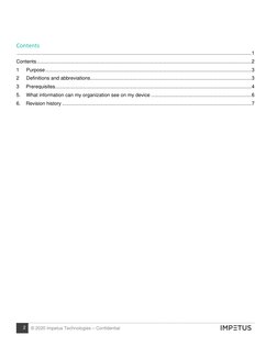 2 
© 2020 Impetus Technologies – Confidential 
 
 
 
 
 
Contents 
 ...................................................