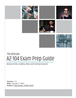 AZ-104 Exam Preparation Guide | PDF | Active Directory | Microsoft Azure