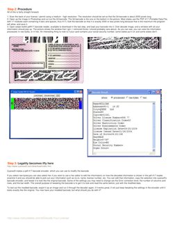Decode Your Driver's License Barcode | PDF | Barcode | Biometrics
