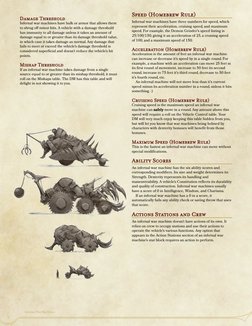 Infernal Machine Stat Infernal War Machines Overview | PDF