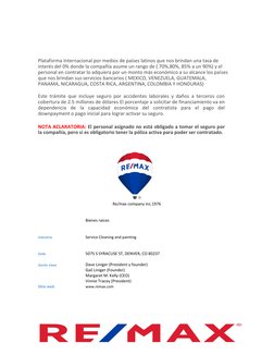 Plataforma Internacional por medios de países latinos que nos brindan una tasa de 
interés del 0% donde la compañía