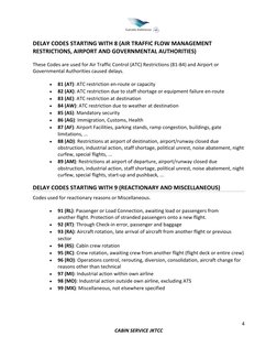IATA Delay Codes Reference Guide | PDF | Air Traffic Control | Airport