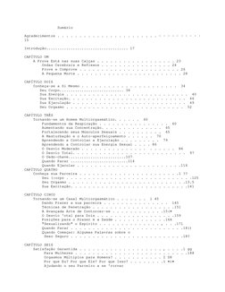 Sumário  
Agradecimentos . . . . . . . . . . . . . . . . . . . . . . . · · · · · · · · · ·  
15  
Introdução