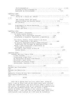 Multiorgasmático . . . . . . . . . . . . . , . . . . . . , . . j c)4 
         Tornando-se Multiorgasmática . . . .