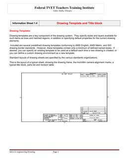 Engineering Drawing Title Block Guide | PDF
