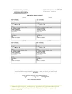 ANOTAR LOS SIGUIENTES DATOS 
19. FIRMA DEL PATRÓN O SUJETO OBLIGADO O REPRESENTANTE LEGAL
DECLARO BAJO PROTESTA DE DECIR VERD