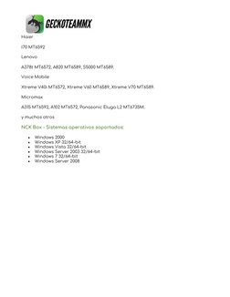 Haier 
I70 MT6592  
Lenovo 
A378t MT6572, A820 MT6589, S5000 MT6589.  
Voice Mobile 
Xtreme V40i MT6572, Xtreme V60 MT6589,