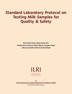 33
Standard Laboratory Protocol on Testing Milk Samples for Quality & Safety
