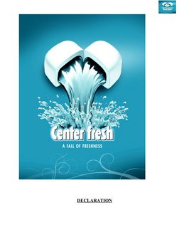Center Fresh Chewing Gum Overview | PDF | Retail | Brand