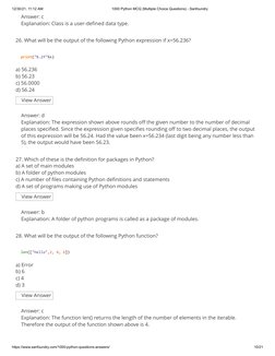 1000 Python MCQs by Sanfoundry | PDF | Anonymous Function | Python ...