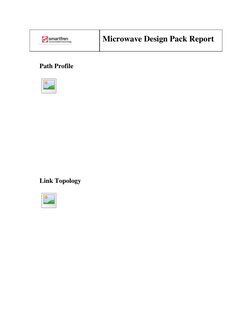Microwave Design Pack Report
Path Profile
Link Topology
