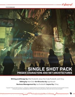 9
single shot pack
single shot pack
pregen characters and net architectures
pregen characters and net architectures
BY NEIL B