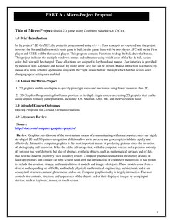 3 
                                    PART A - Micro-Project Proposal 
 
Title of Micro-Project: Build 2D game using Compute