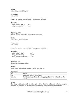 Ab Initio String Functions Overview | PDF | String (Computer Science ...