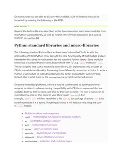 MicroPython Built-in Libraries Overview | PDF | Python (Programming ...