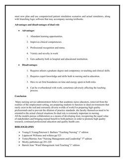 must now plan and use computerized patient simulation scenarios and actual simulators, along
with branching logic software th